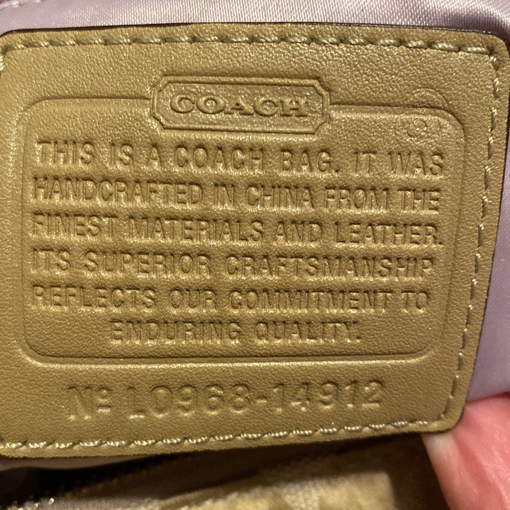 Coach Kristin hobo/crossbody bag. - Picture 5 of 6